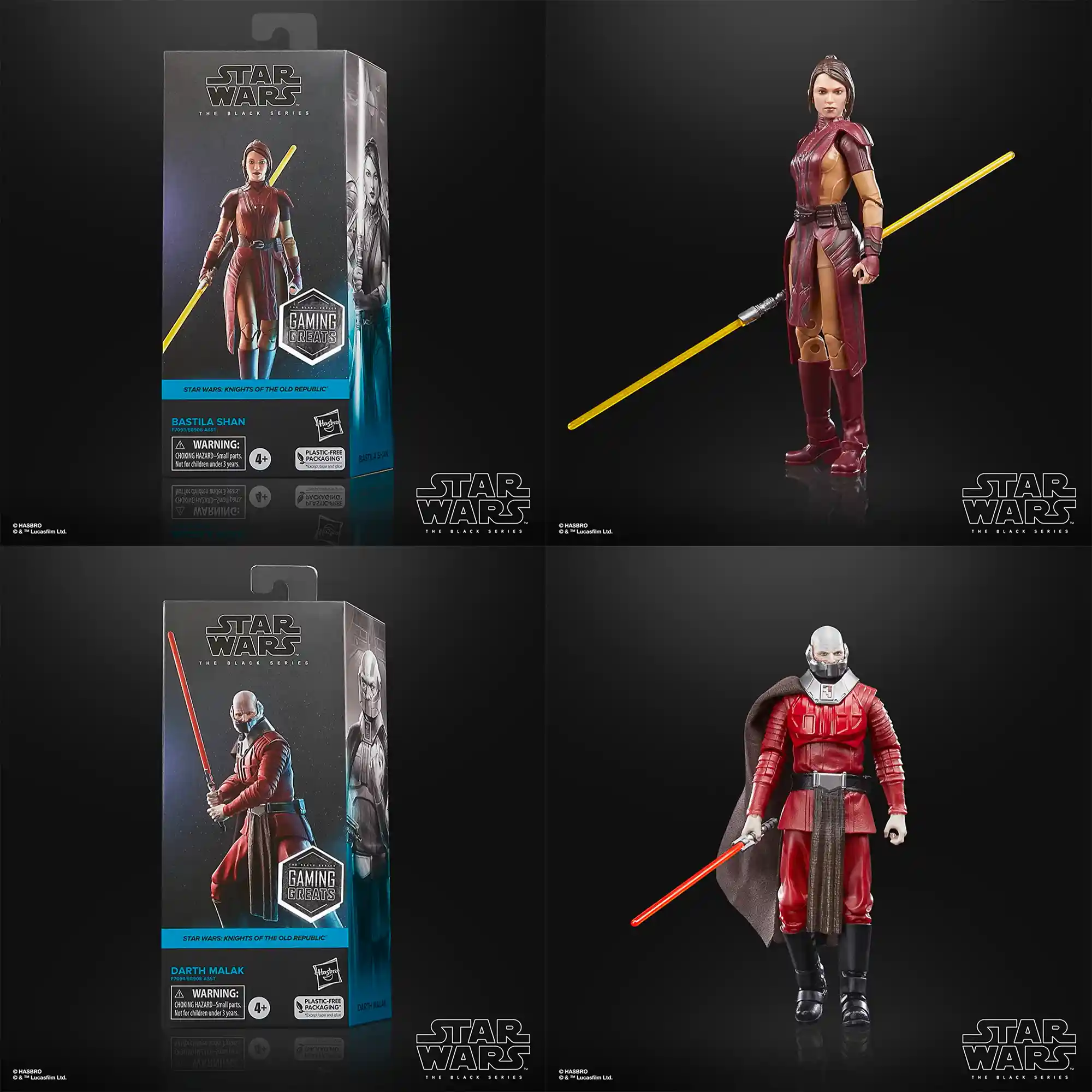 Black Series Bastila Shan and Darth Malak