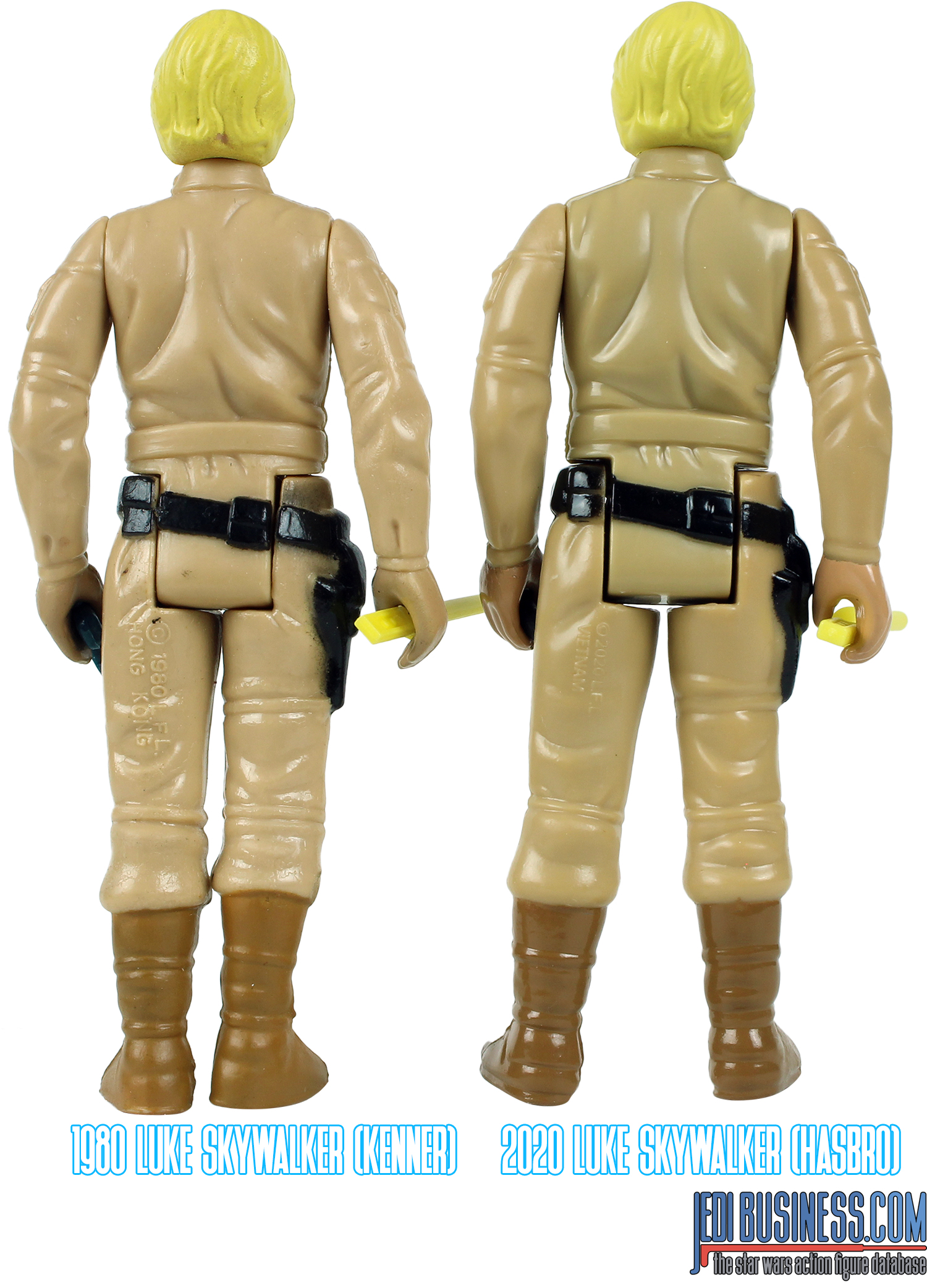Kenner Luke Skywalker Bespin 1980 vs. Hasbro Luke Skywalker Bespin 2020