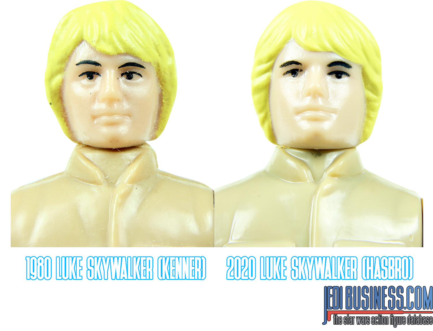Kenner Luke Skywalker Bespin 1980 vs. Hasbro Luke Skywalker Bespin 2020