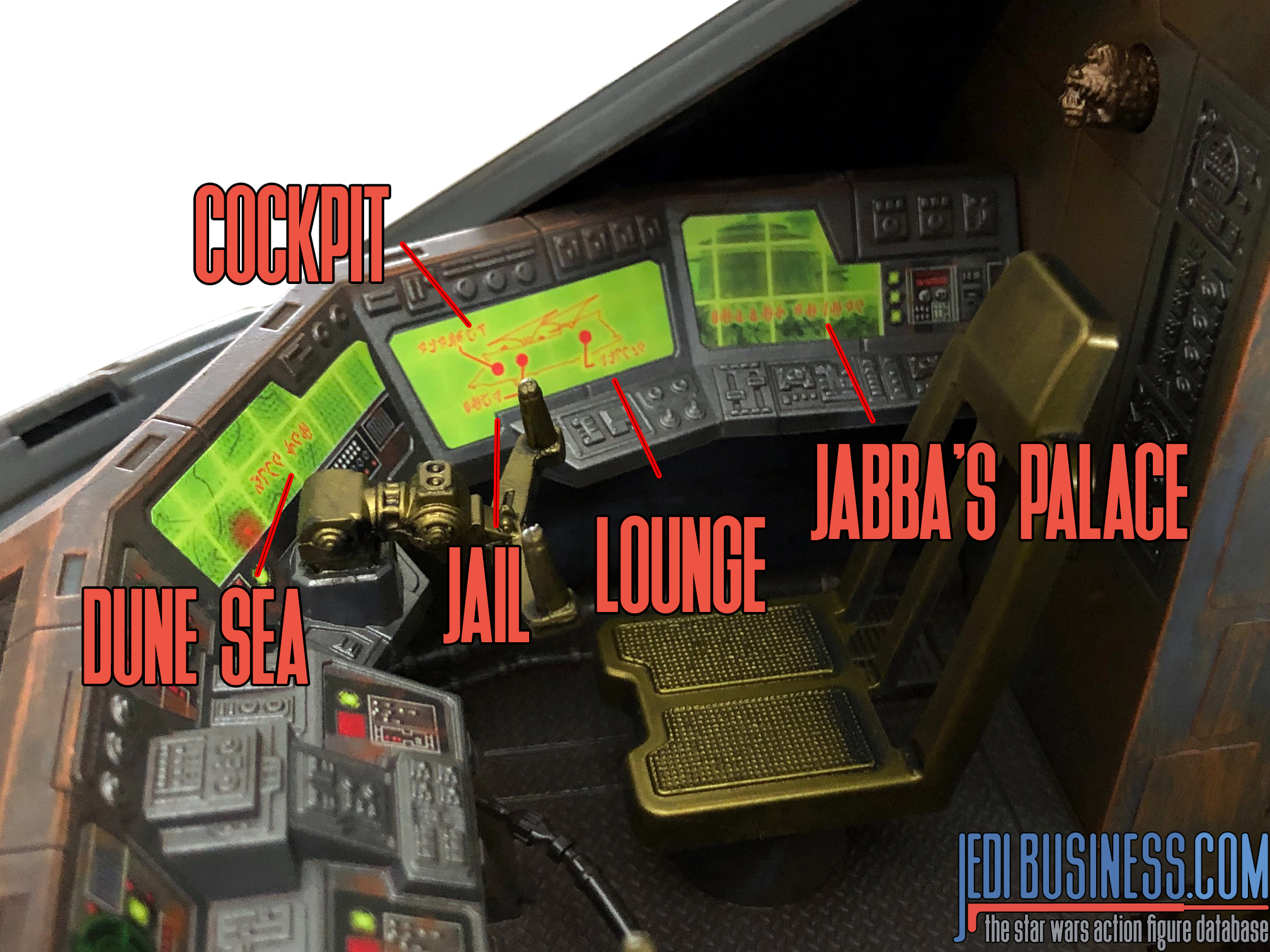 Jabba's Sail Barge Cockpit