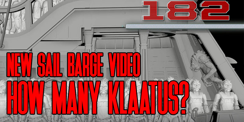 New Sail Barge Video! How Many Klaatus?