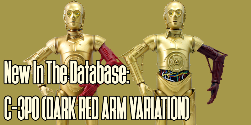 New In The Database: C-3PO (Resistance Base / Dark Red Arm)