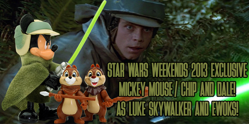 Mickey Mouse as Luke Skywalker