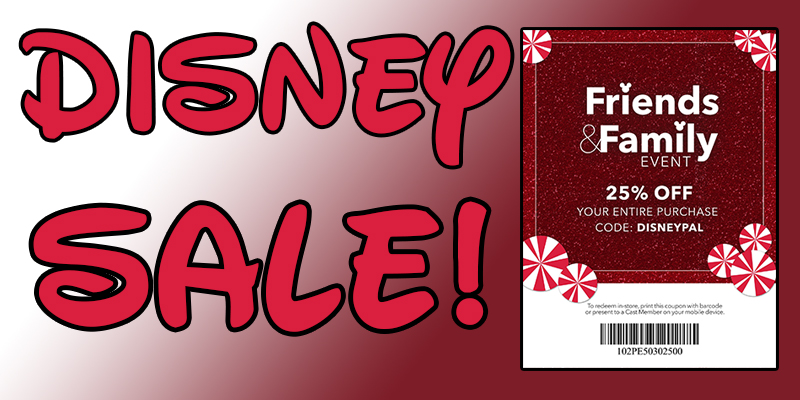Disney's Friends & Family Sale!