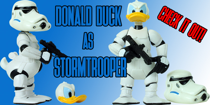 Check Out Donald Duck As A Stormtrooper!