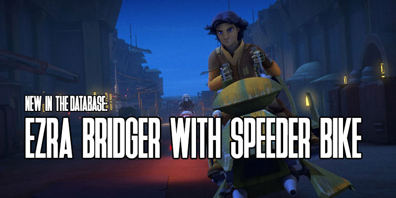 New In The Database: 3 3/4" Ezra Bridger With Speeder!