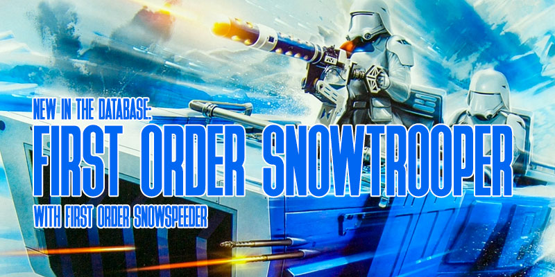 New In The Database: 3 3/4" First Order Snowtrooper Officer
