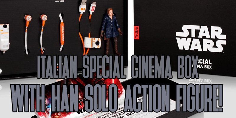 Italian Cinema Movie Box With Han Solo Action Figure!