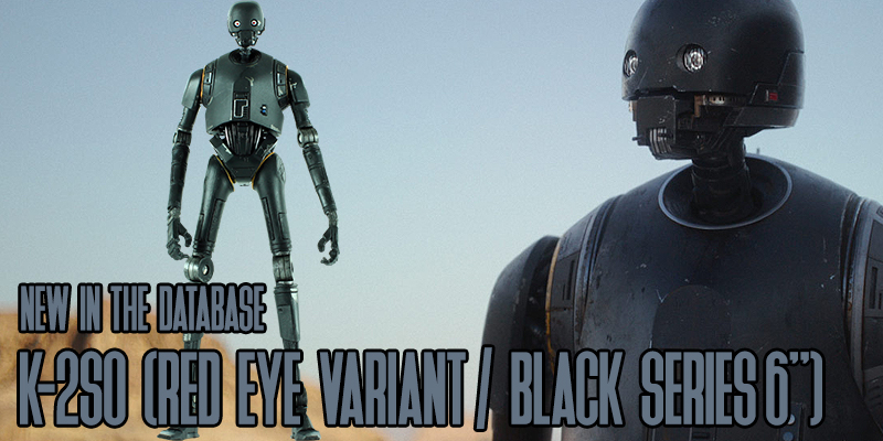 New In the Database: K-2SO (Rogue One - Red Eye Variant), The Black Series #24