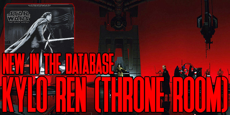 New In the Database: Black Series 6" Kylo Ren (Throne Room) Walmart Excl.