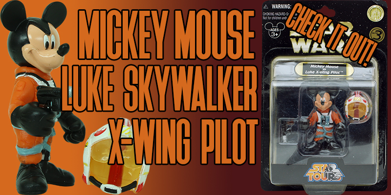 Check Out Mickey Mouse In Luke Skywalker's X-Wing Gear!