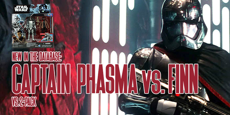 New In The Database: Captain Phasma VS. Finn 2-Pack