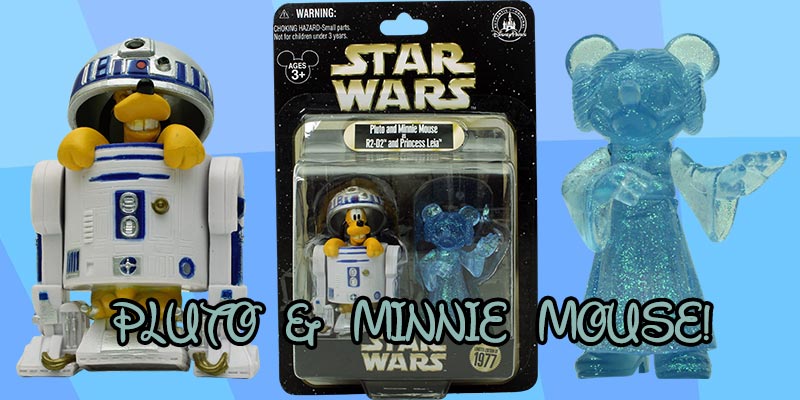 Take A Look At This Minnie Mouse as Leia Hologram & Pluto as R2-D2 2-pack!!