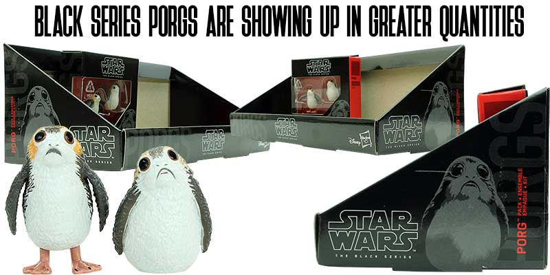 Black Series PORGS Are Showing Up In Greater Quantities