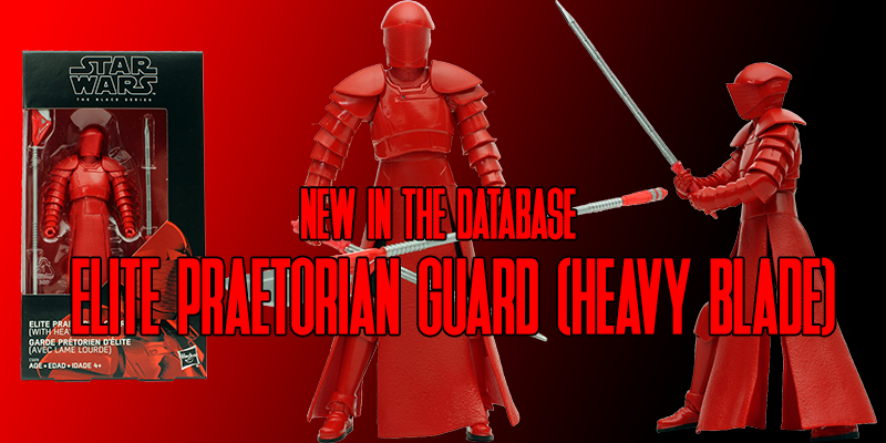 New In The Database: The Black Series 6" Elite Praetorian Guard (Heavy Blade)