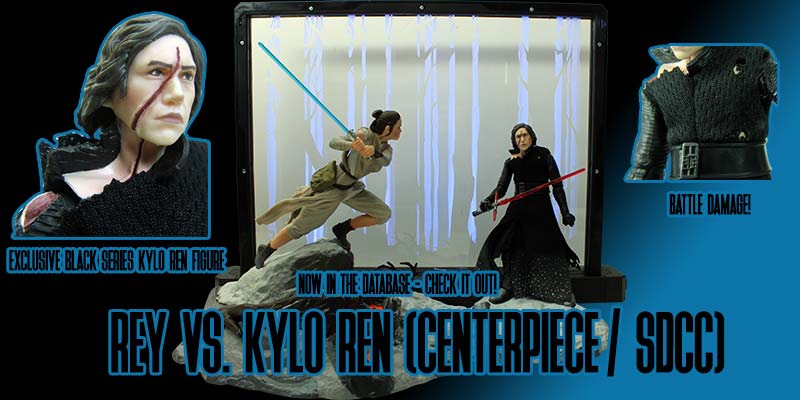 Rey VS. Kylo Ren Centerpiece - SDCC Exclusive!