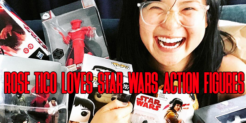 Rose Tico Loves Star Wars Action Figures!