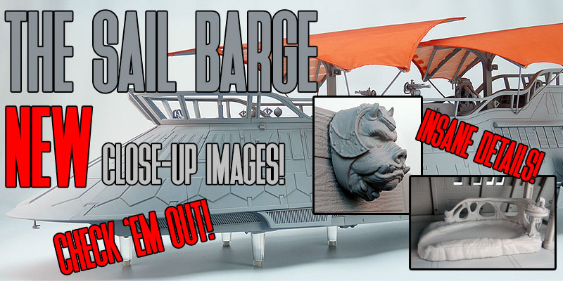 Jabba's Sail Barge - A Closer Look At The Insane Details!