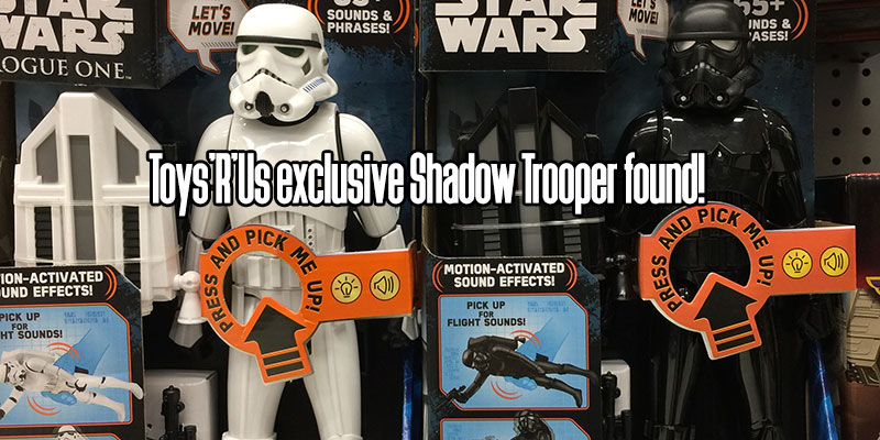 TRU Exclusive Shadow Trooper 12" Found
