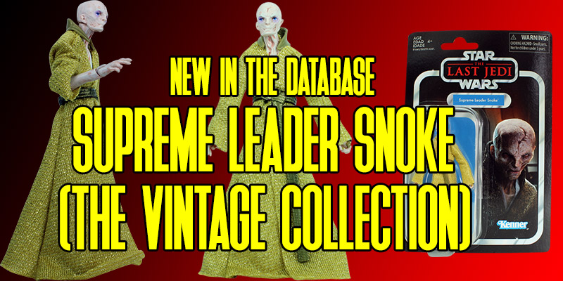New In the Database: The Vintage Collection Snoke #121