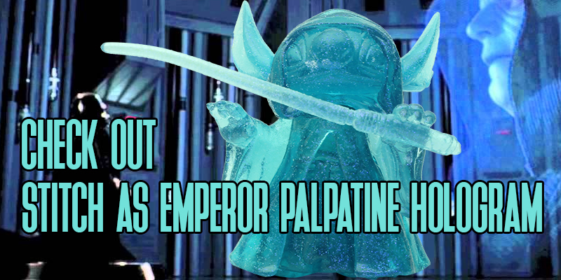Stitch Emperor Palpatine Hologram