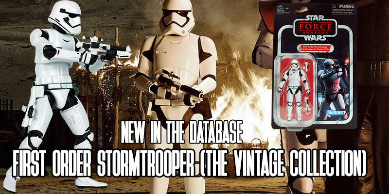New In the Database: The Vintage Collection First Order Stormtrooper #118