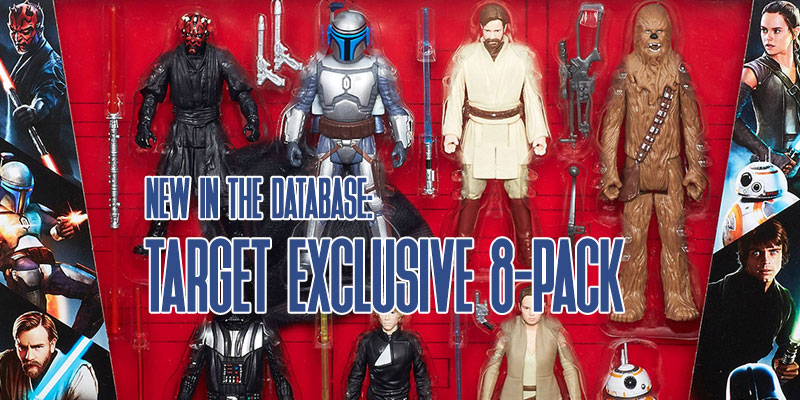 New In The Database: Target Exclusive 8-Pack!