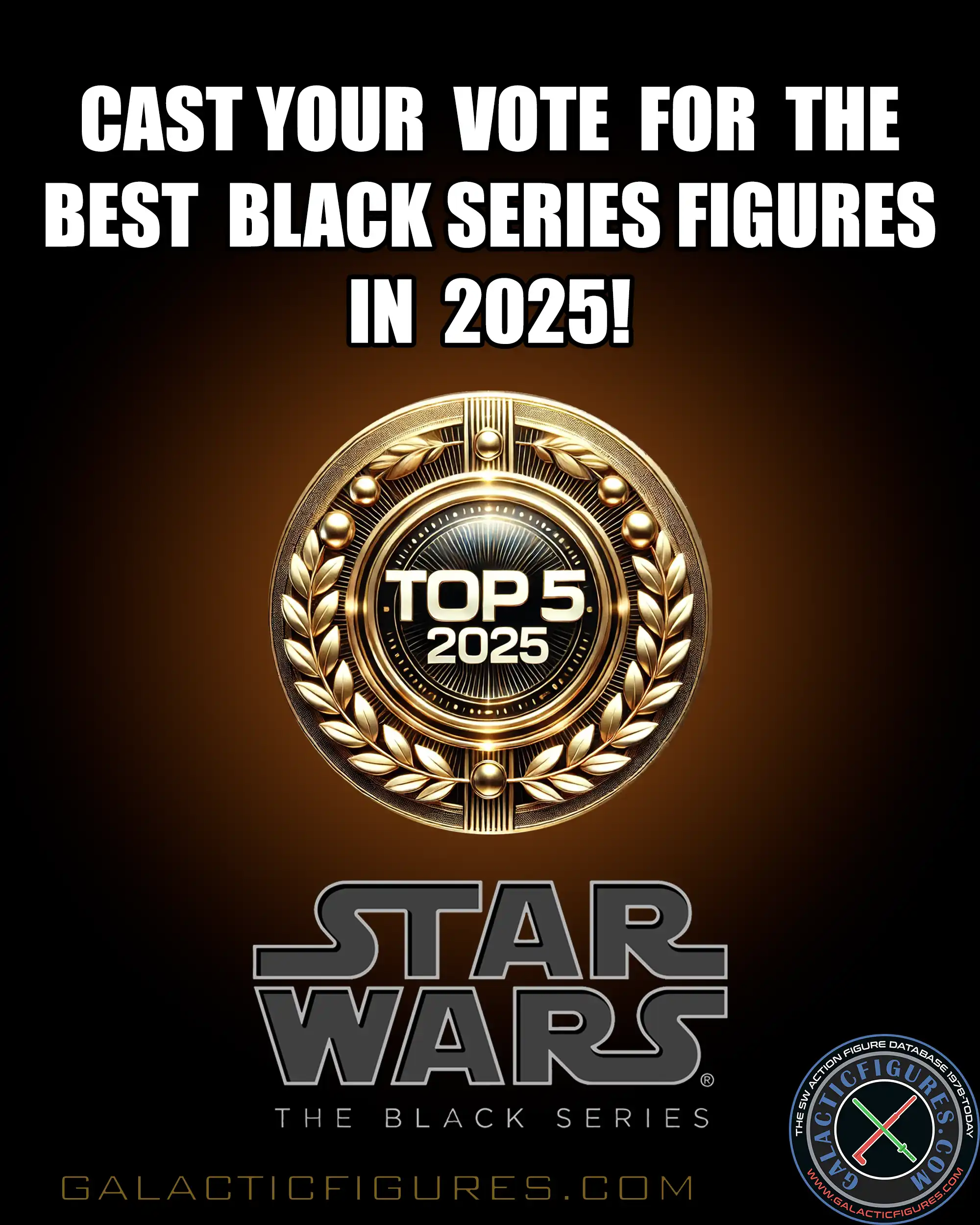 Vote For The TOP 5 Black Series Figures In 2025!