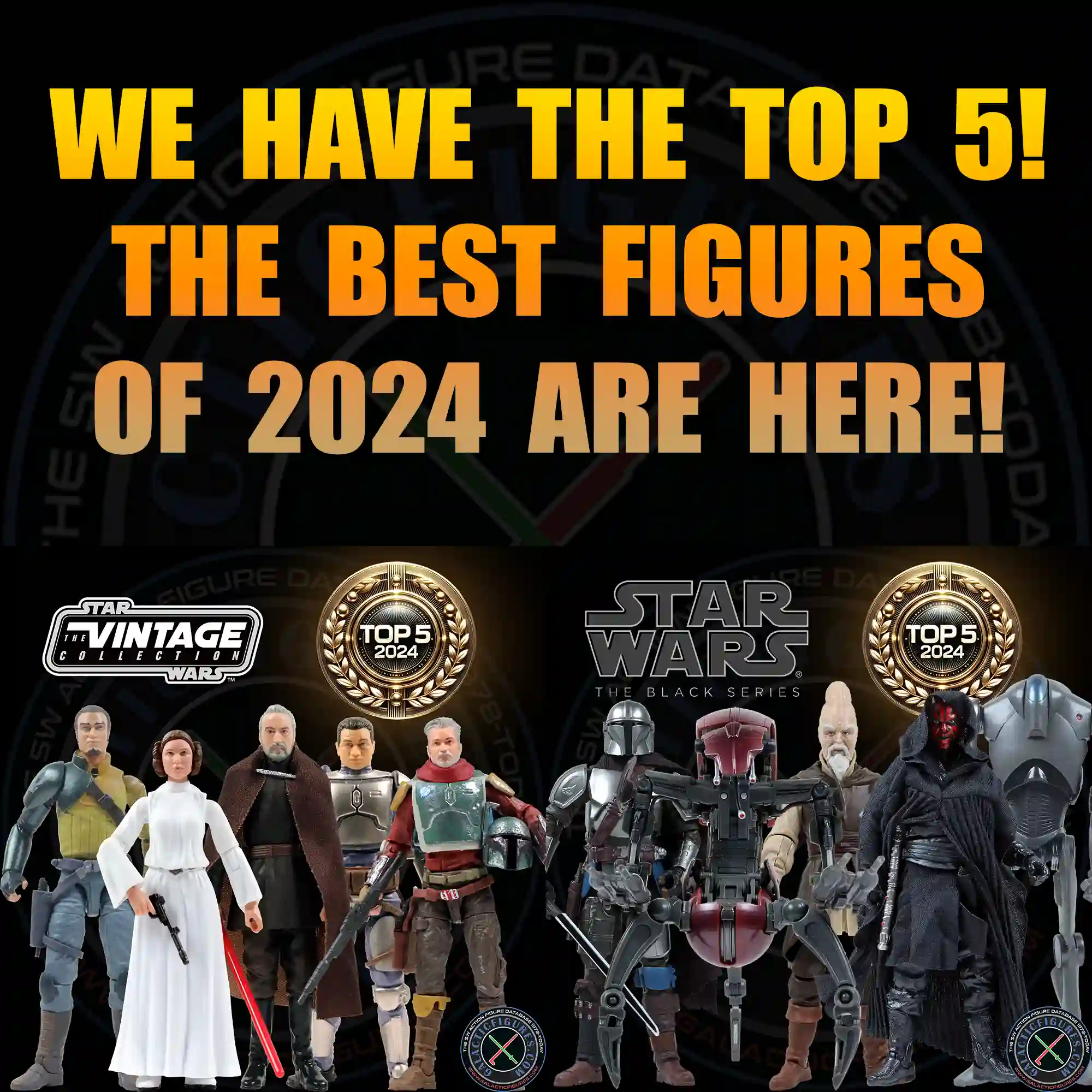 Here Are The TOP 5 Figures For The Vintage Collection And The Black Series For 2024