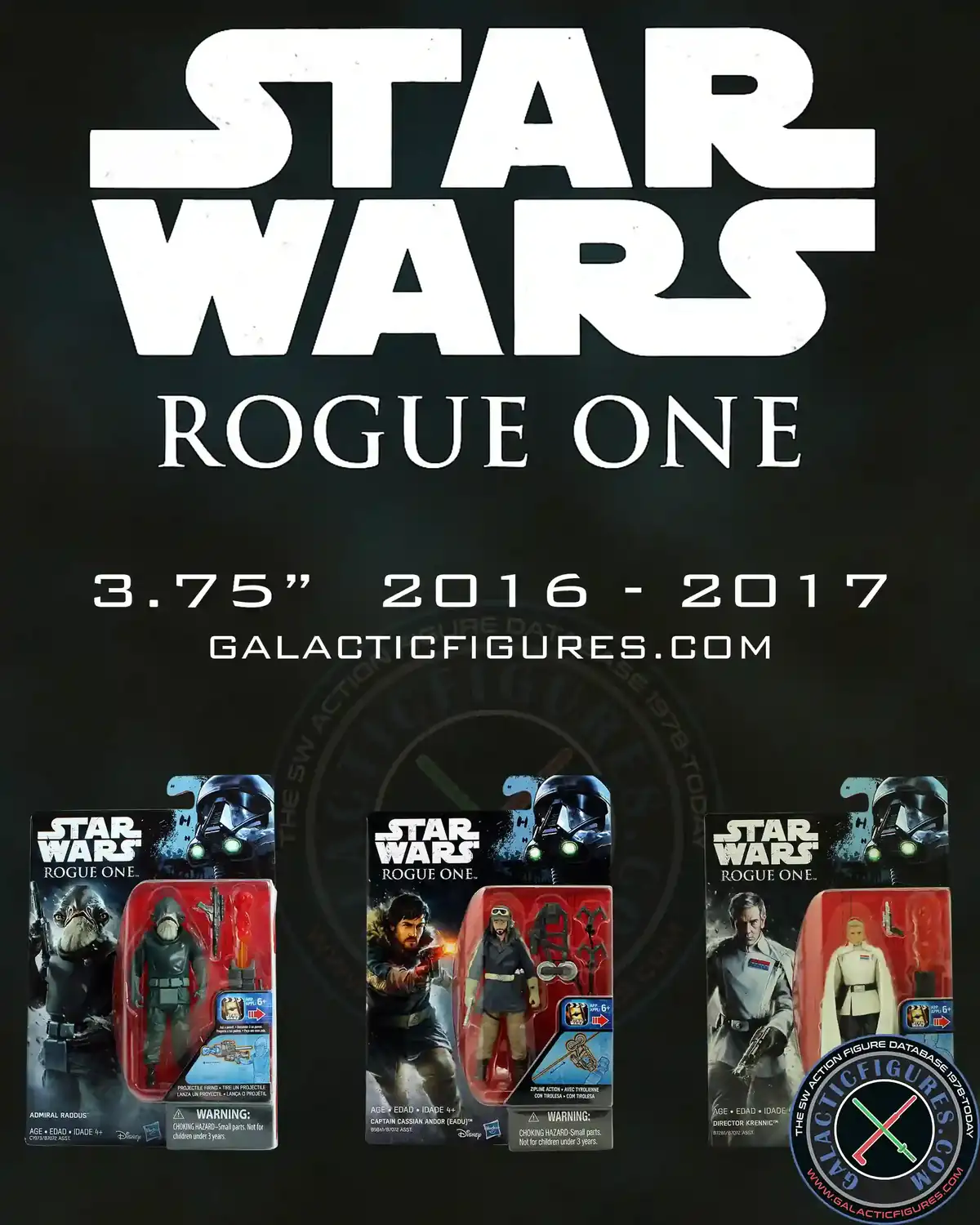 The Rogue One Collection 3.75" action figures