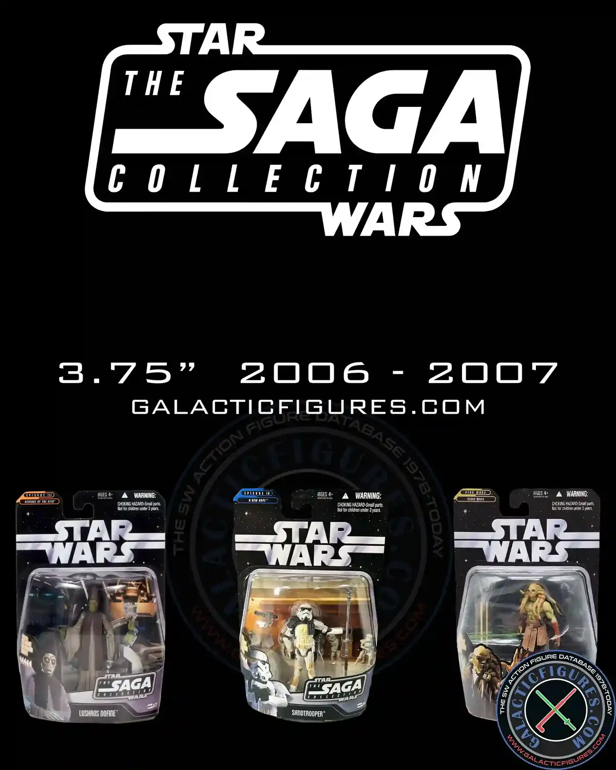 The Saga Collection action figures